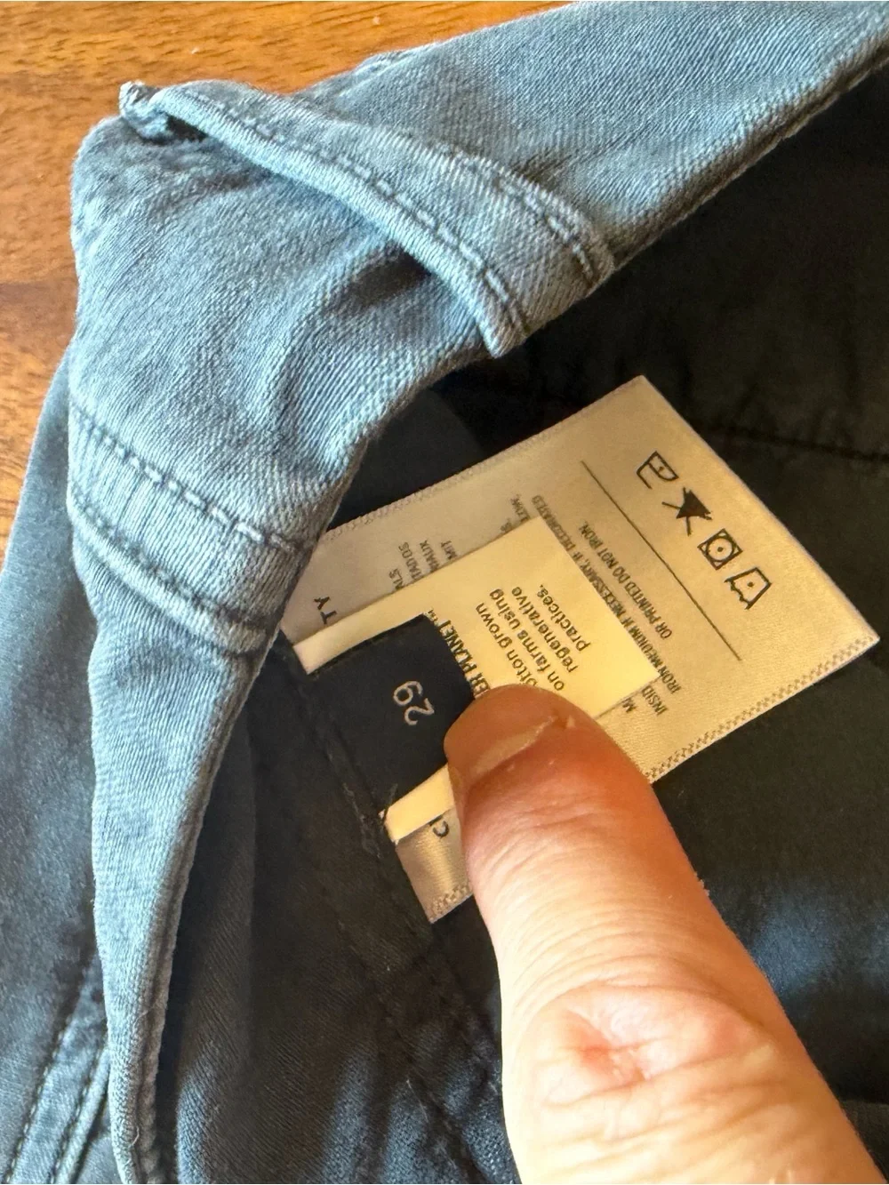 NWT Citizens of Humanity Carter Utility Pant Washed Black Sz 29 $238